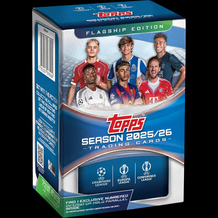2025/26 Topps Flagship UCC Club Competitions Blaster Value Box
