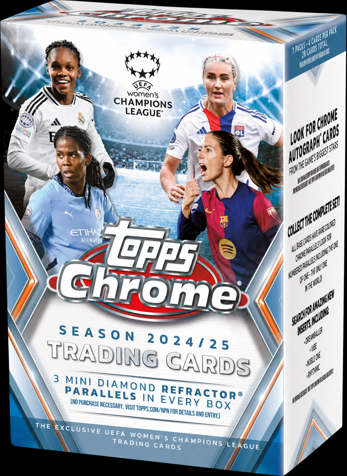 2024/25 Topps Chrome UEFA Women's Champions League Value Box