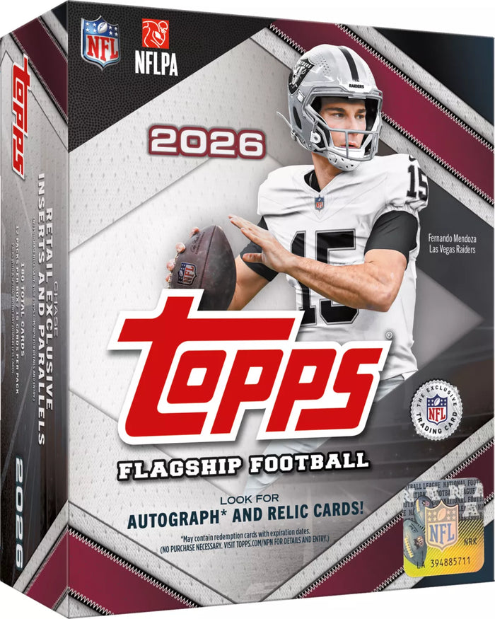Topps Flagship NFL Football Mega Box 2026